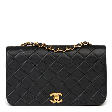 chanel small vintage flap bag in jersey|Vintage Chanel full flap bag.